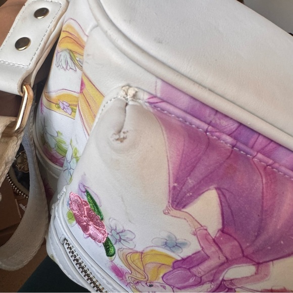 Danielle Nicole Disney Tangled Rapunzel Flow Hair mini backpack. - Picture 13 of 13